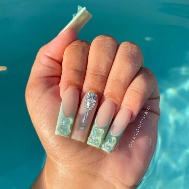 50 Most Stylish Sage Green Nail Designs — Sage Kawaii Nails