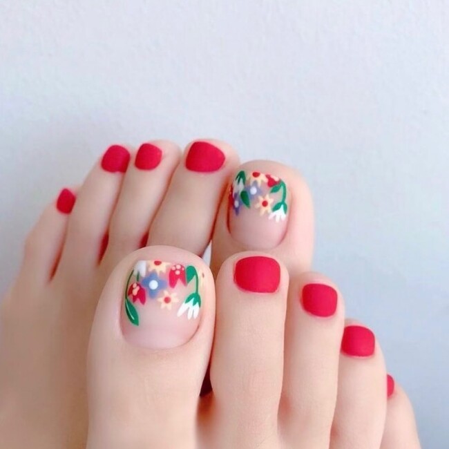 Pretty Fall & Winter Pedicure Toe Nail Art Ideas – Monterey Farmgirl