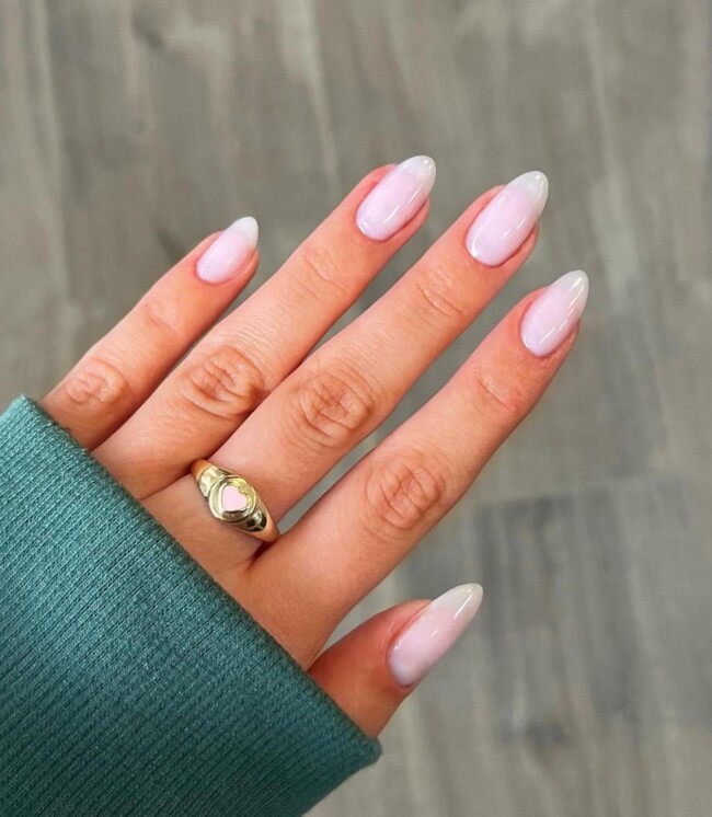 Nude Nail Designs For Any Occasion Short Nude Nails With Rhinestones