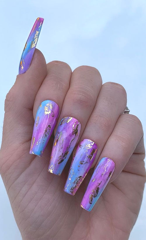 purple marble nails, fall nails, fall marble nails, nail ideas, gel nails