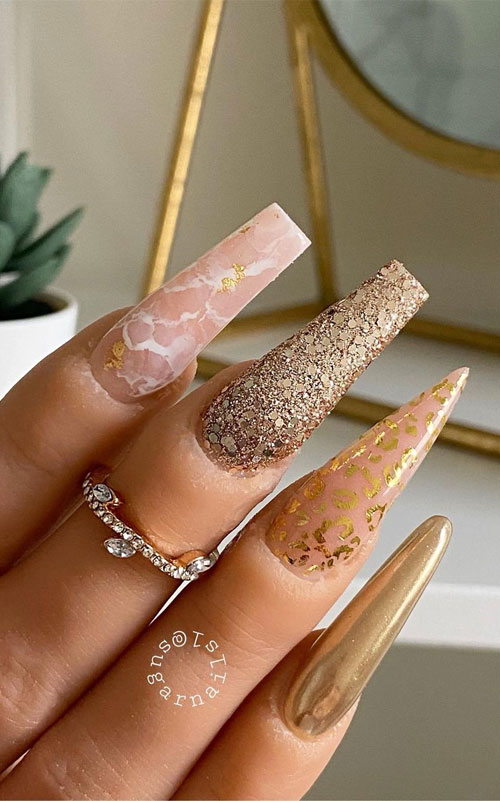 coffin glitter nails with 3d flower, glitz and glam nails, glam and glits nails, glitz and glam nail art designs, glam coffin nails, glam long coffin nails, acrylic nail art designs, glitz and glam glitter, acrylic nails coffin shape