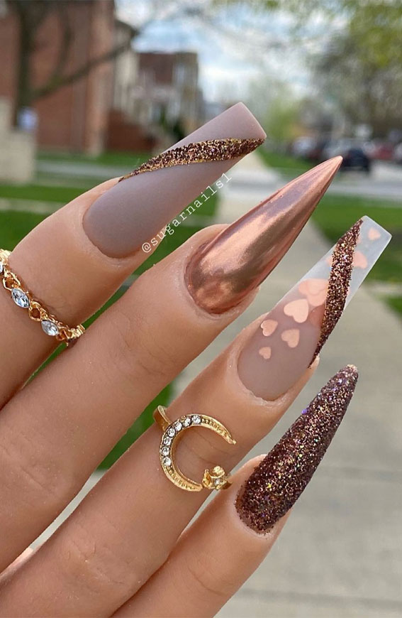 coffin glitter nails with 3d flower, glitz and glam nails, glam and glits nails, glitz and glam nail art designs, glam coffin nails, glam long coffin nails, acrylic nail art designs, glitz and glam glitter, acrylic nails coffin shape