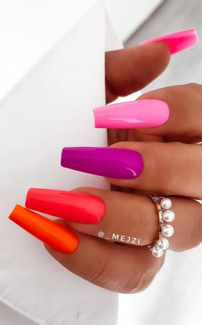 Different-Colored Nails