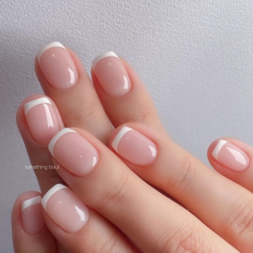 french manicure, french tip nails, french nail designs, natural nails