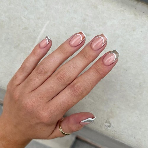 29+ The Best Neutral Nails : Neutral French Tips