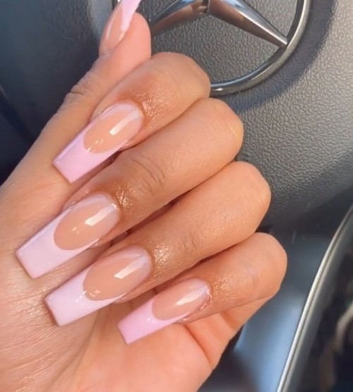 22+ Classy Way To Rock Nude Nails : Nude Nails French Tips