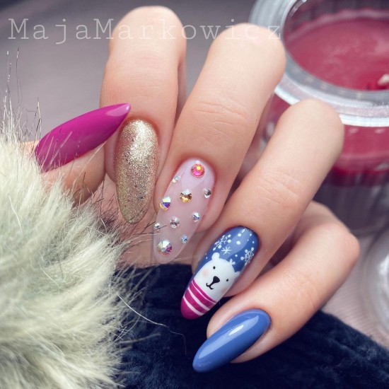 Fun Winter Nails — Christmas Nails Designs