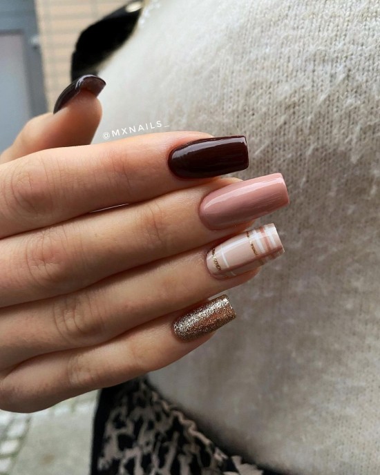 20 Cute Autumn Nails 2021 — Mix and Match Fall Nail Art