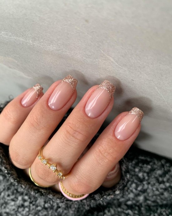 nude nails with glitter, nude nail designs 2021, nude and white nail designs, short nude nails, neutral color nail designs, long nude nails, neutral nail designs 2021, nude acrylic nails, nude and silver nails, nude nails with diamonds, nude nails with design, beige nails with glitter