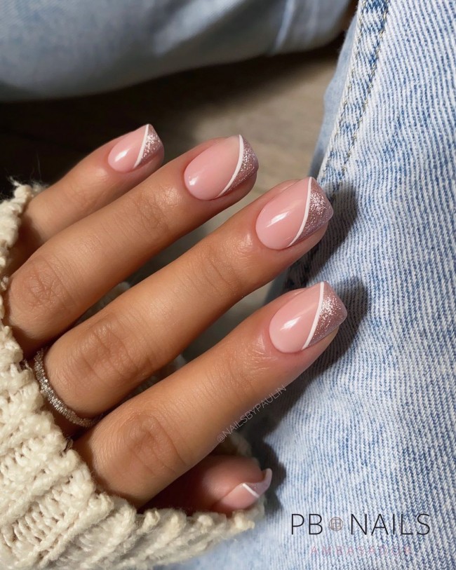 nude nails, nude nails with glitter, nude nail designs 2021, nude and white nail designs, short nude nails, neutral color nail designs, long nude nails, neutral nail designs 2021, nude acrylic nails, nude and silver nails, nude nails with diamonds, nude nails with design, beige nails with glitter