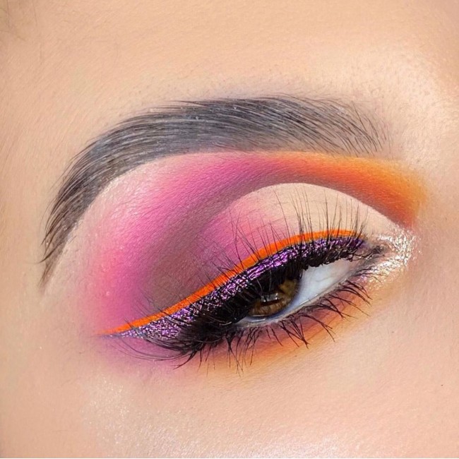 Makeup Looks to Recreate – Orange and Pink