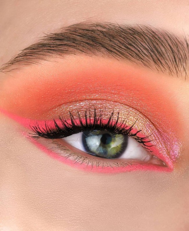 Makeup Looks to Recreate – Coral and Pink Euphoria