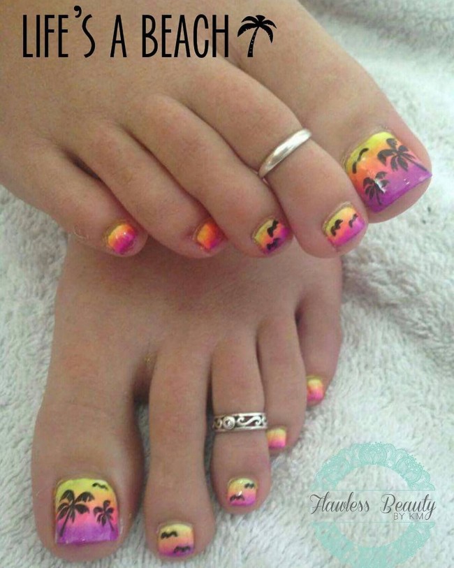 100 Pedicure Colors & Design Ideas — 7