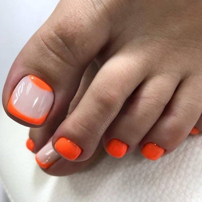 100 Pedicure Colors & Design Ideas — 41