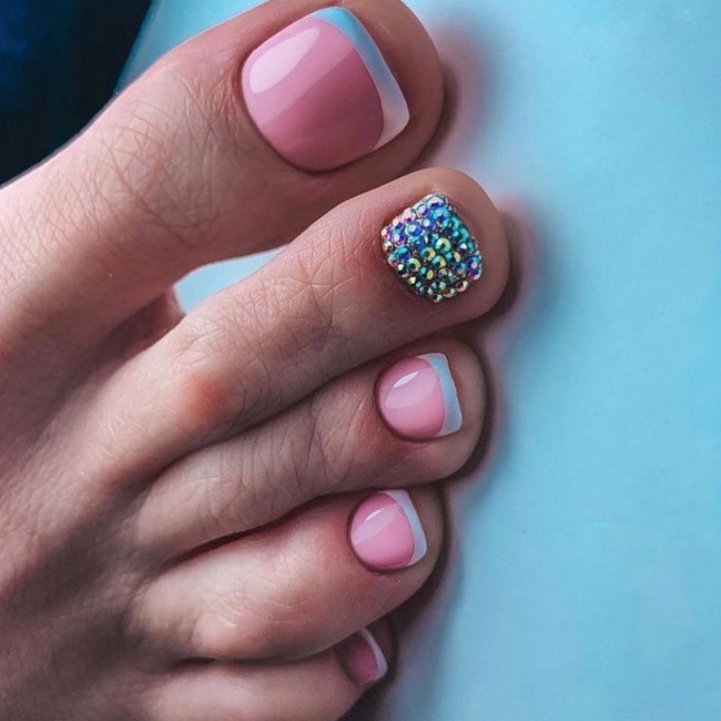 100 Pedicure Colors & Design Ideas — 56