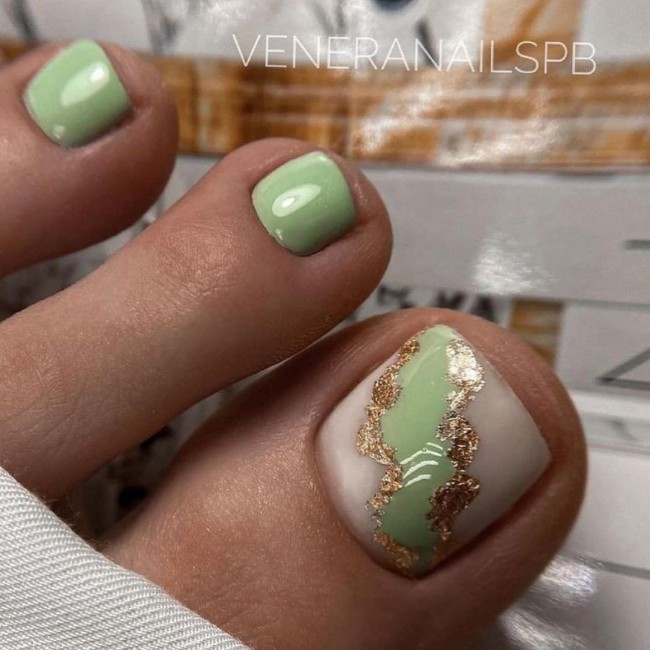 100 Pedicure Colors & Design Ideas — 9