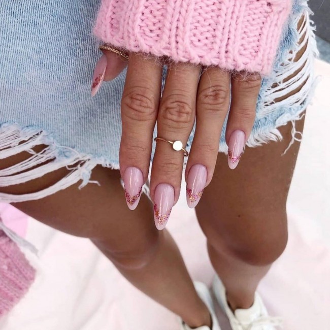 70 Spring Nail Designs 2022 That You Should Try — Glitter Pink Nails