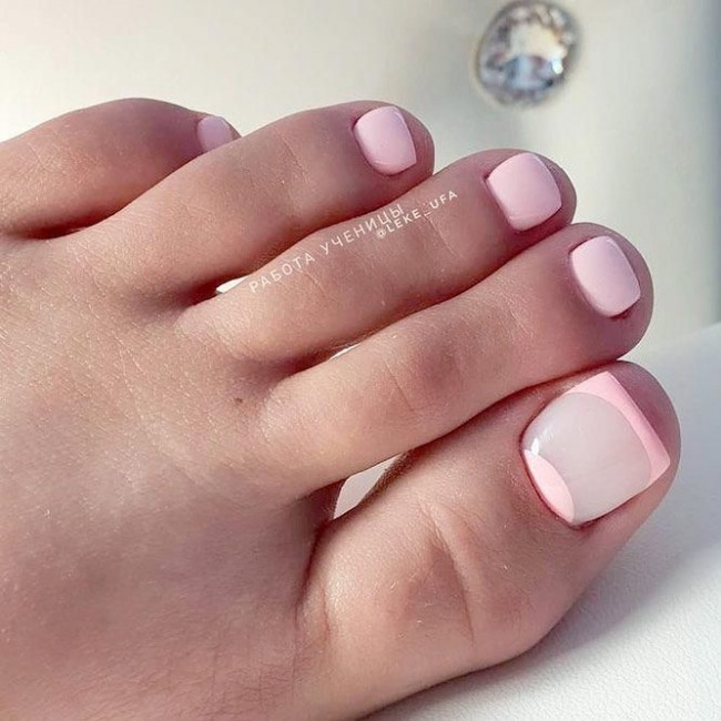 100 Pedicure Colors & Design Ideas — 36