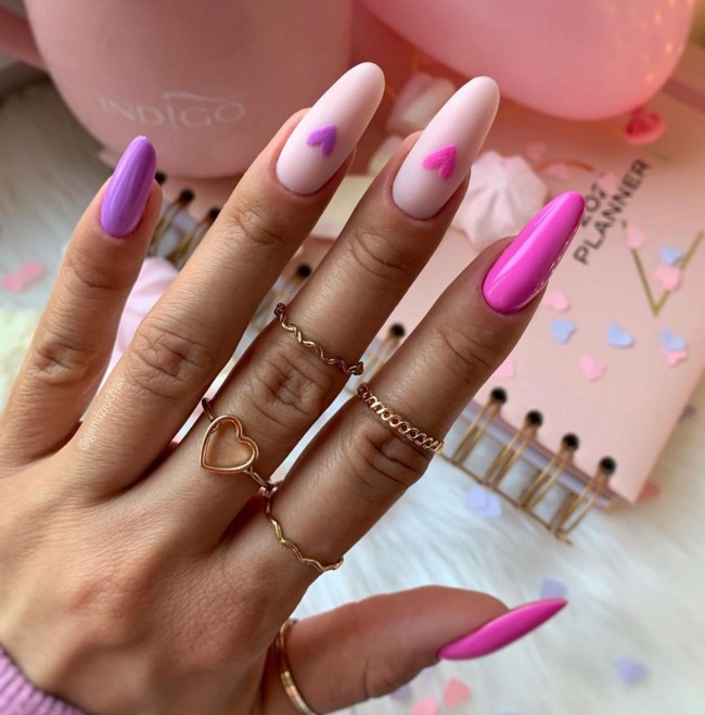 70+ Best Nail Art Ideas for Valentine’s Day Nails — 65