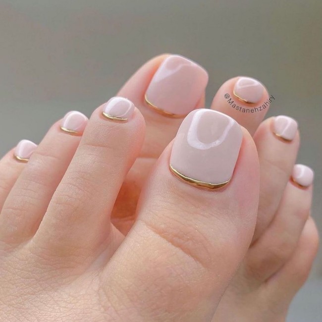 100 Pedicure Colors & Design Ideas — 93