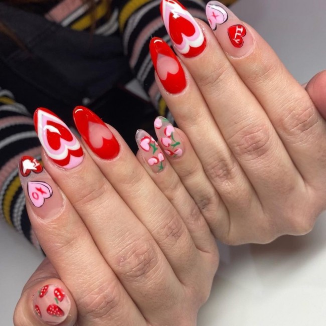 70+ Best Nail Art Ideas for Valentine’s Day Nails — 30