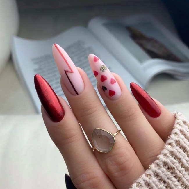 59 The Most Prettiest Valentine Nail Ideas — 44