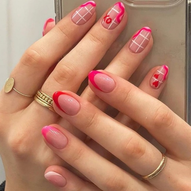 59 The Most Prettiest Valentine Nail Ideas — Swirl + XO Nails