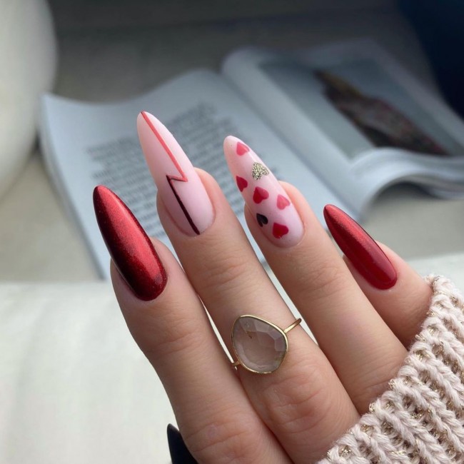 70+ Best Nail Art Ideas for Valentine’s Day Nails — 55