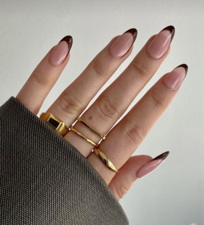 65 Stylish Ways To Wear Nude Nails — 54