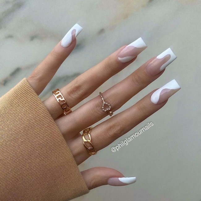 65 Stylish Ways To Wear Nude Nails — 51