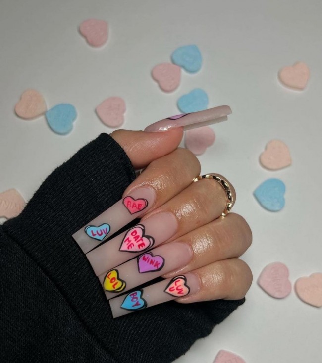 70+ Best Nail Art Ideas for Valentine’s Day Nails — 66