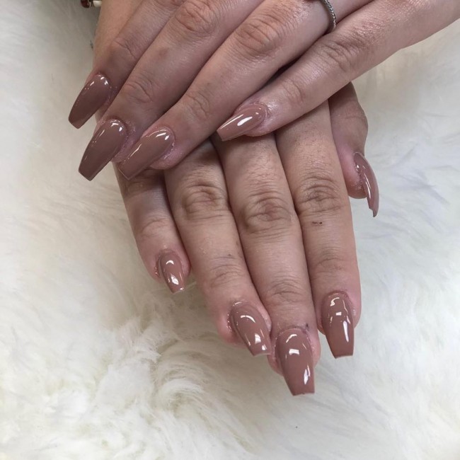 65 Stylish Ways To Wear Nude Nails — 50