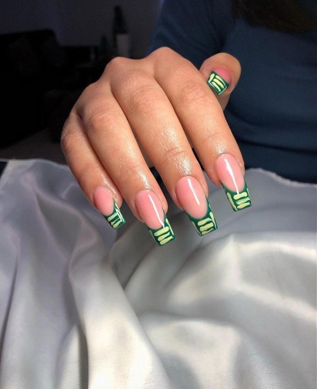 50+ Green Nail Designs To Try This Year — 40