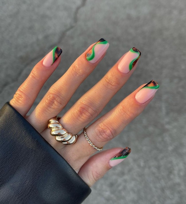 50+ Green Nail Designs To Try This Year — 54