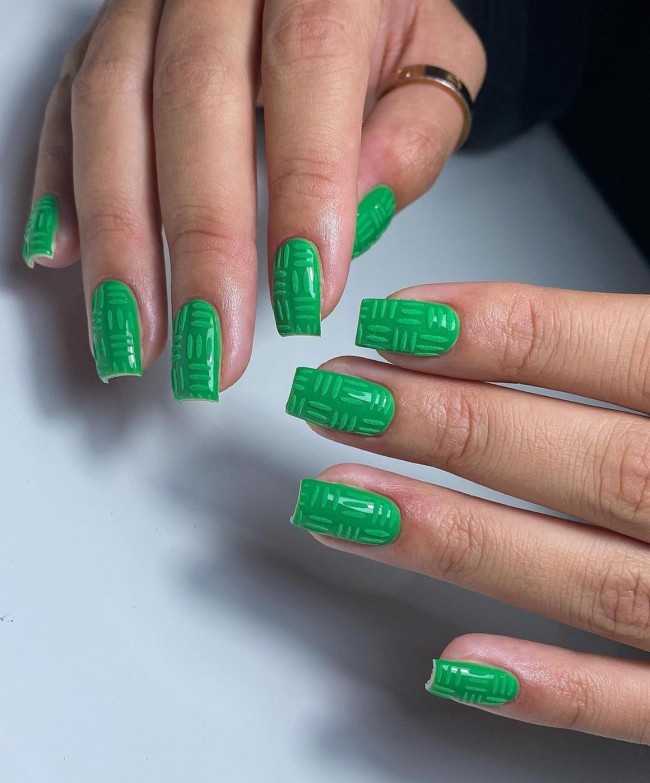 50+ Green Nail Designs To Try This Year — 48