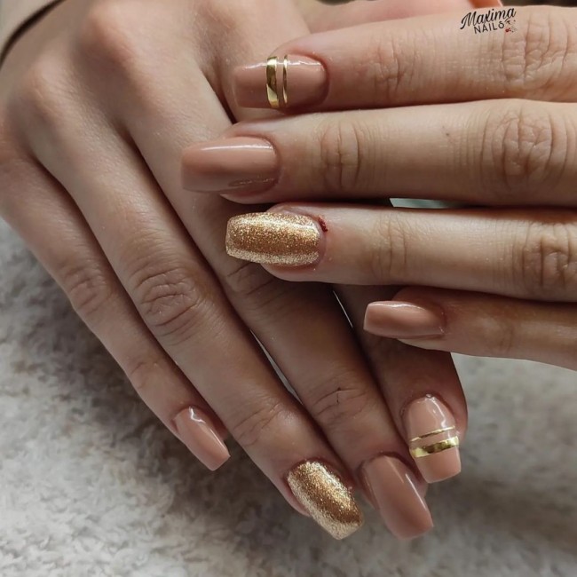 65 Stylish Ways To Wear Nude Nails — 59