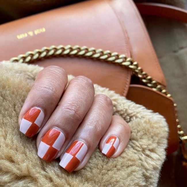 checkered nail tips, checkered nails, summer nails, checkered nails 2022, checkered nail designs, checkered nails coffin, checkered nails pink, brown checkered nails, colorful checkered nails, checkered print nails, checker board print nail art ideas, checkerboard nails