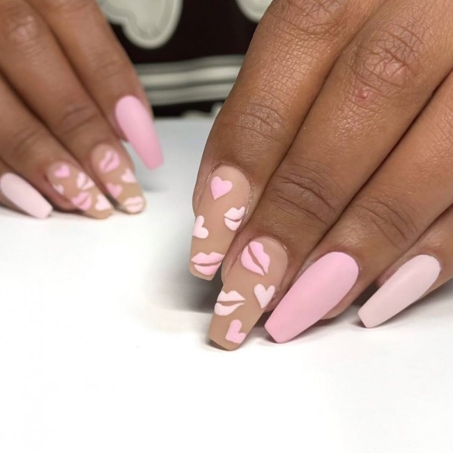 59 The Most Prettiest Valentine Nail Ideas — 39