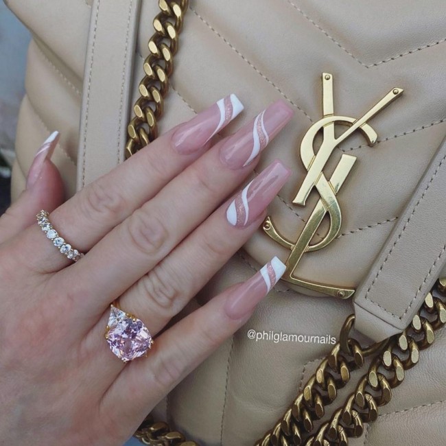 65 Stylish Ways To Wear Nude Nails — 41