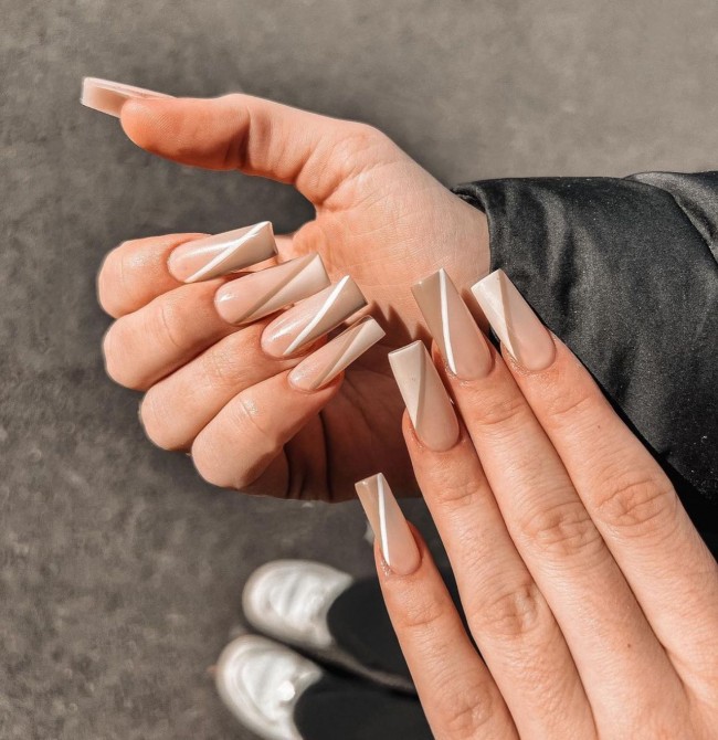 Nude Acrylic Nail Art Designs — Nude nails