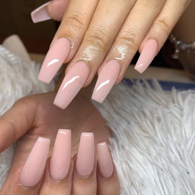 Nude Acrylic Nail Art Designs — Nude Pink Nails