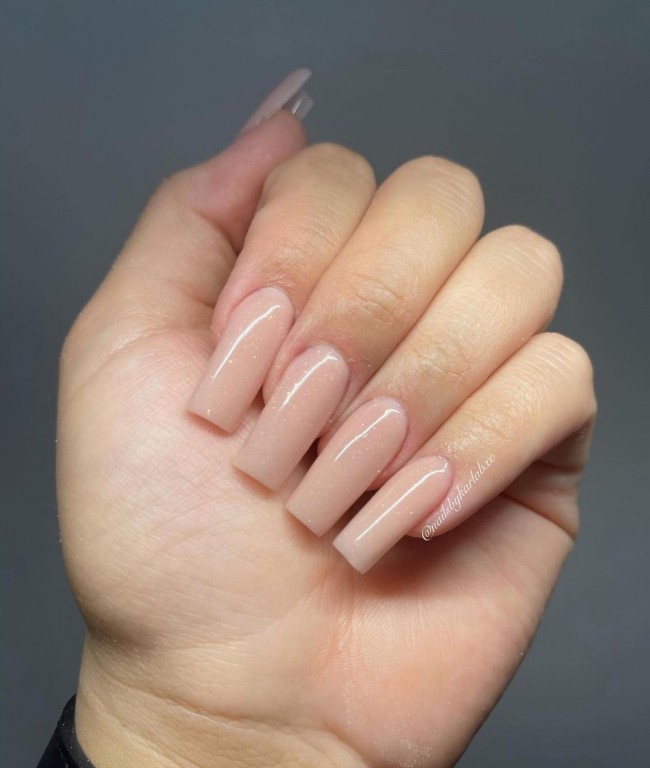 Nude Acrylic Nail Art Designs — Subtle Nude Nails