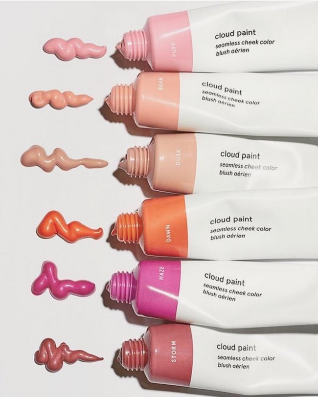 Glossier cloud paints : puff, beam, dusk, dawn, haze, strom