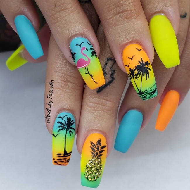 50+ Flamingo Nail Art Designs — Vibrant Tropical Nails