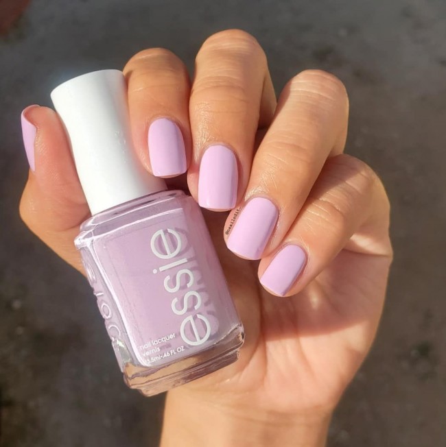 40+ Beautiful Nail Polish Colors  — Pastel Lavender