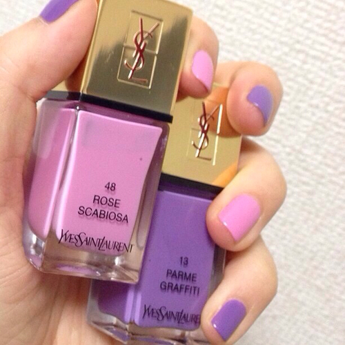 40+ Beautiful Nail Polish Colors  — Yves Saint Laurent 2 Shades