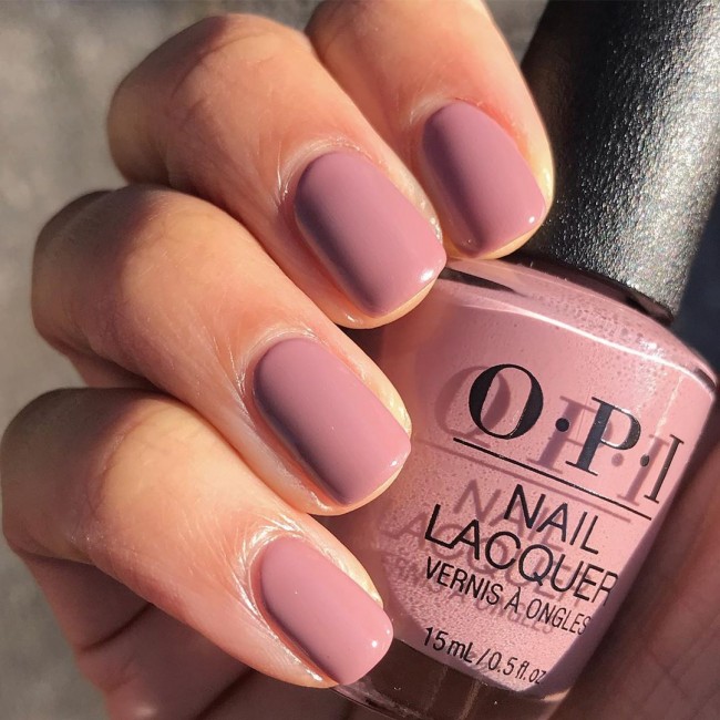 40+ Beautiful Nail Polish Colors  — O.P.I Mauve Nail Lacquer