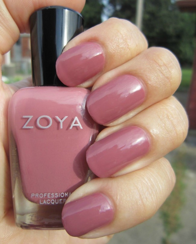 40+ Beautiful Nail Polish Colors  — Mauve Pink Zoya