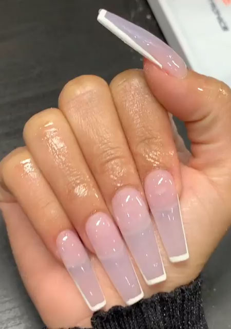 Nude Acrylic Nail Art Designs — 70