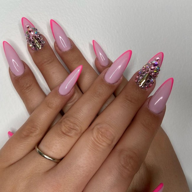 pink nail designs, valentine nails 2022, pink valentine nails, valentine nails pink, valentine nails coffin, pink nails, pink nail designs for valentines